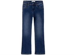 Name It dark blue denim bootcut fleece jeans